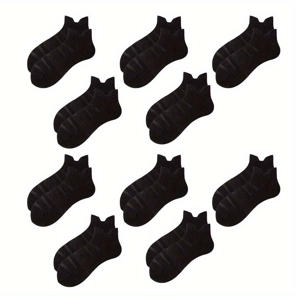 10 Pairs Soft & Lightweight Low Cut Women's Socks