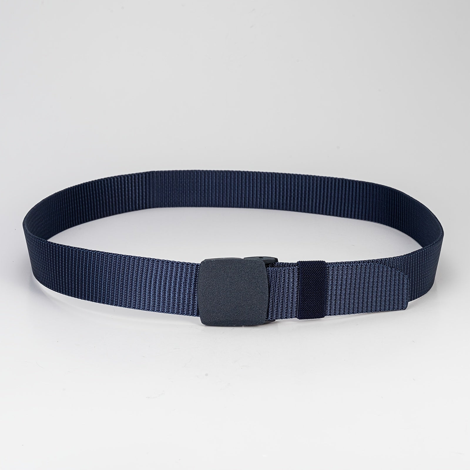 Nylon Belted Men's Pants With Braided Neon Canvas Belt