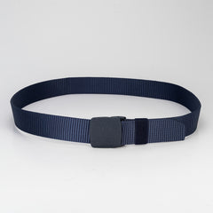 Nylon Belted Men's Pants With Braided Neon Canvas Belt