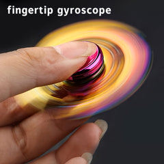 Zinc Alloy Fidget Spinner Rainbow Colors Durable Hand Toy for Boredom