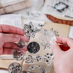 Transparent Water Drop Silicone Stamp for Crafting