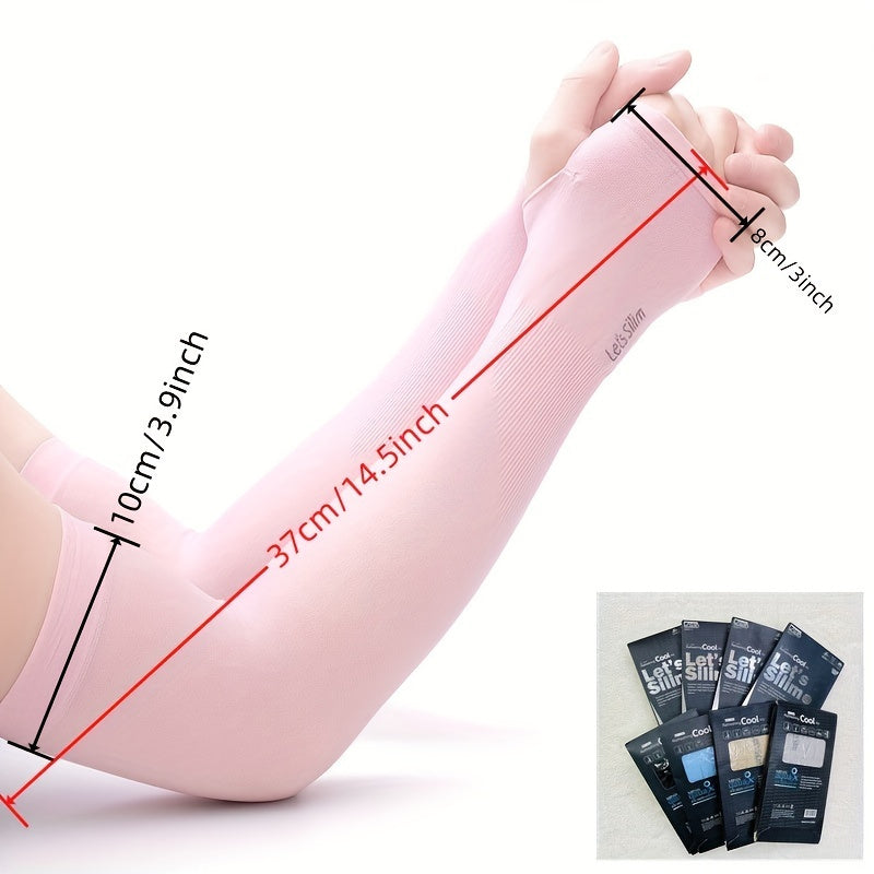 Candy UV Protection Gloves Sunproof Sleeves for Men & Women