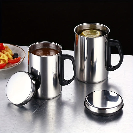 Insulated Stainless Steel Cup with Leak-Proof Lid