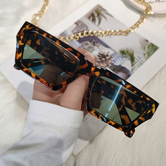 Rectangle Sunglasses Vintage Punk Sun Glasses UV400 Protection