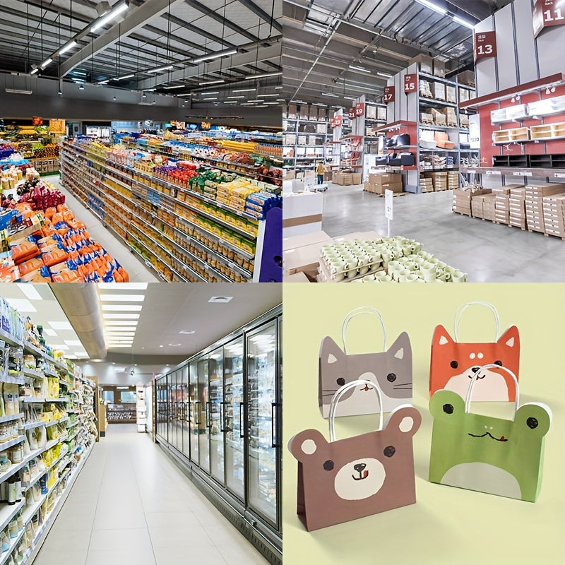 10pcs Cartoon Animal Gift Wrapping Bags for Party