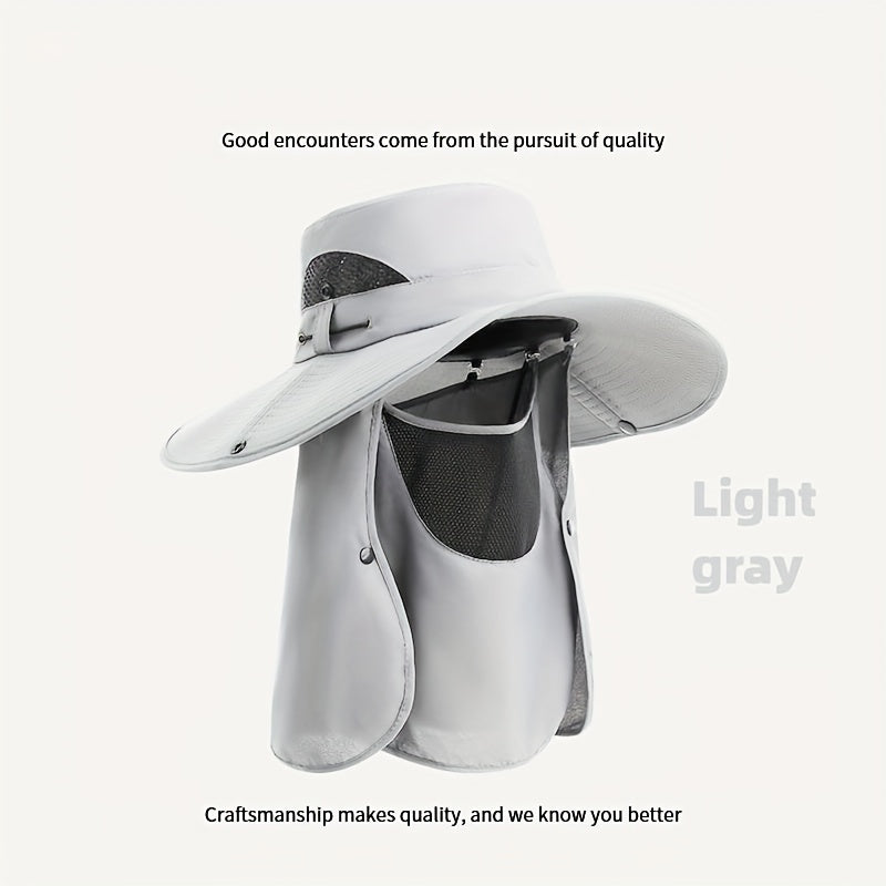 Summer 3-in-1 Fishing Sun Hat UV Protection