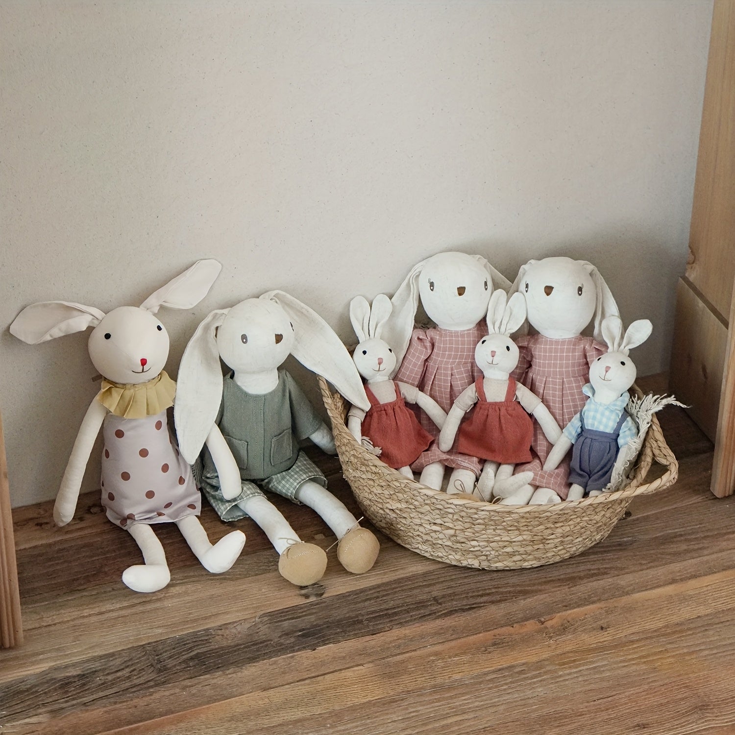 Christmas Rabbit Dolls - Creative Fairy Tale Animal Dolls