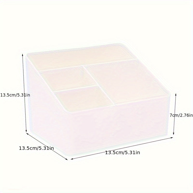 Minimalist Desktop Storage Box for Cosmetics, Remote Control, Stationery