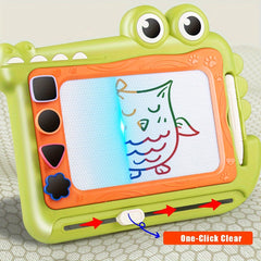 Matesy Magnetic Doodle Board Colorful Educational Drawing Pad for Kids 3-6
