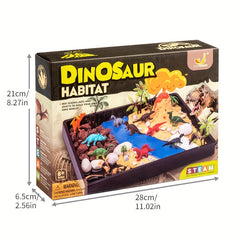 Dinosaur Playset DIY Habitat Kit Encourages Imagination & More