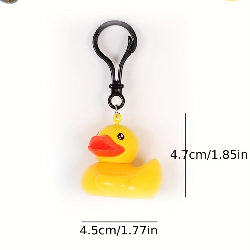 Solid ABS Duckling Key Chain Cartoon Key Chain Pendant Key Gift Series