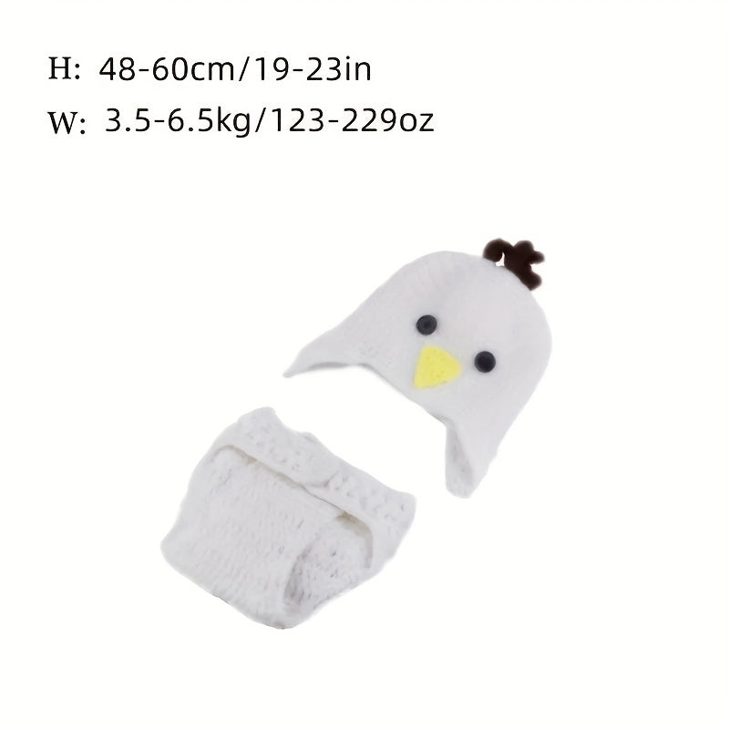 Baby Photo Props Wool Knit Set Little Chicken Little Rabbit