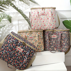 11L Floral Pattern Insulated Bag for Picnic Camping