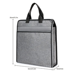 Nylon Office Briefcase File Organizer Bag