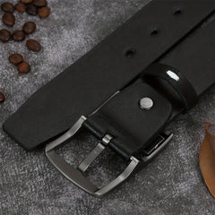 Men's PU Leather Flat Belt