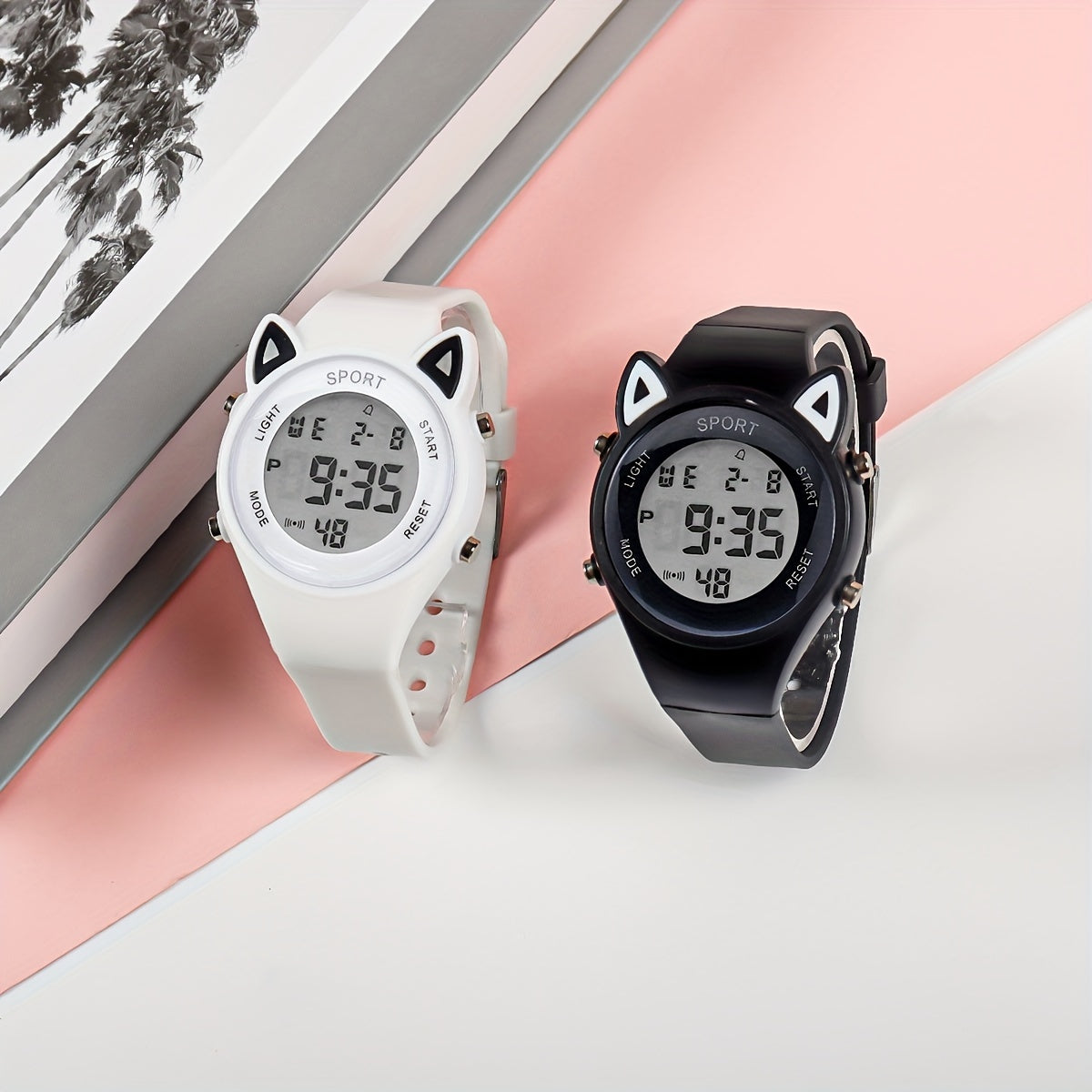 Cat Ears LED Watch for Kids