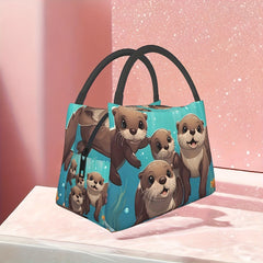 Otter Insulated Lunch Bag Reusable Cooler Tote for Work Picnics