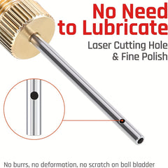 6pcs Brass Ball Pump Needles Heavy Duty Air Pump Needles for Balls