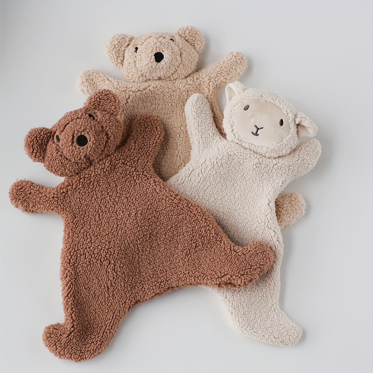 Soft Brown Bear Plush Toy for Infants - Nordic Style