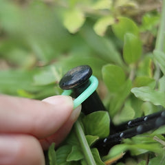 30pcs Glow In The Dark Tent Nail Ring Fluorescent Stakes Ring Tents Accessories
