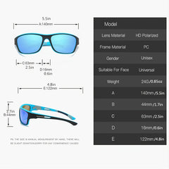 Men's Polarized Sunglasses Classic Driving Fishing Sun Glasses