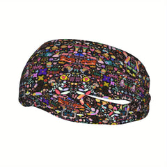 Men's Non Slip Breathable Headband Fitness Band Multicolor