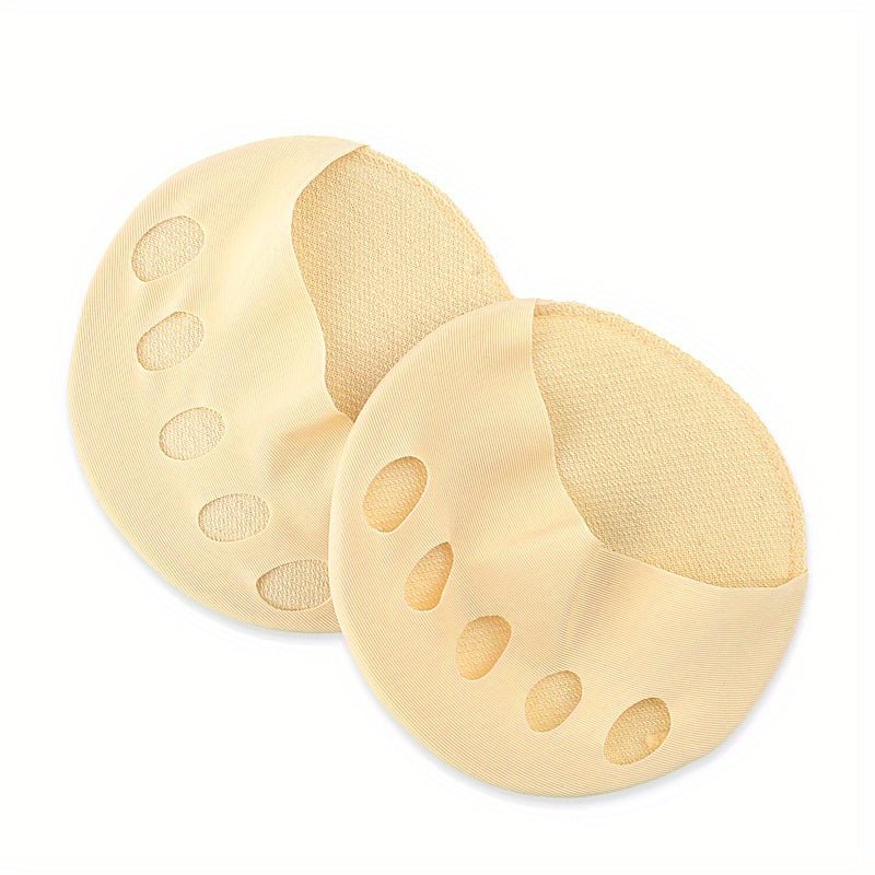Invisible Foot Sock Pad High Heeled Insole Socks Non-slip Open Toe Forefoot Pad