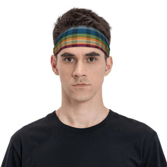 Signature Check Plaid Headband for Sport & Casual Outfits