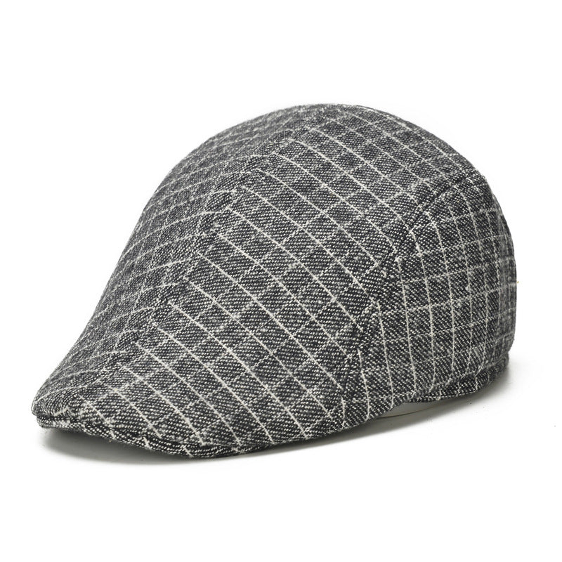 Vintage Woolen Beret Hat for Autumn Winter Fashion