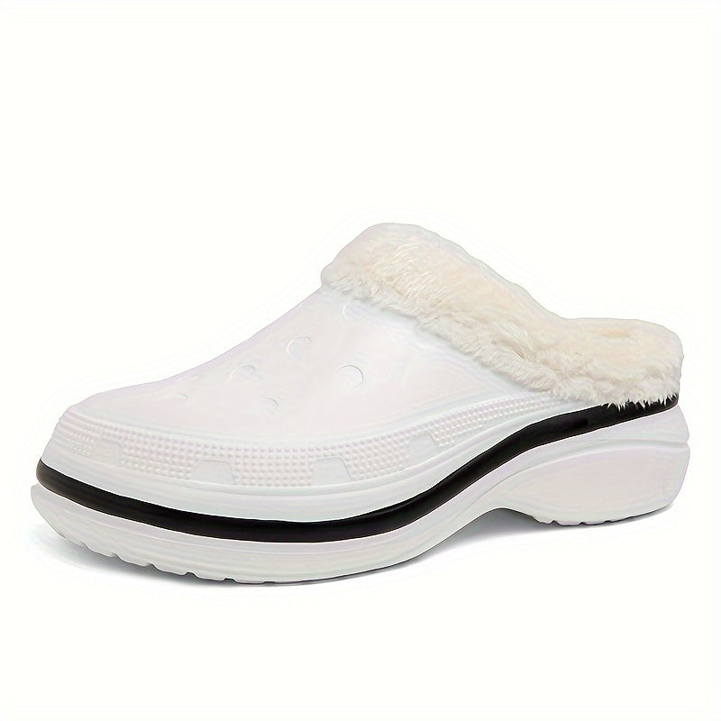 Women's Warm Hole Shoes Comfortable Thickened Casual Outdoor Shoes