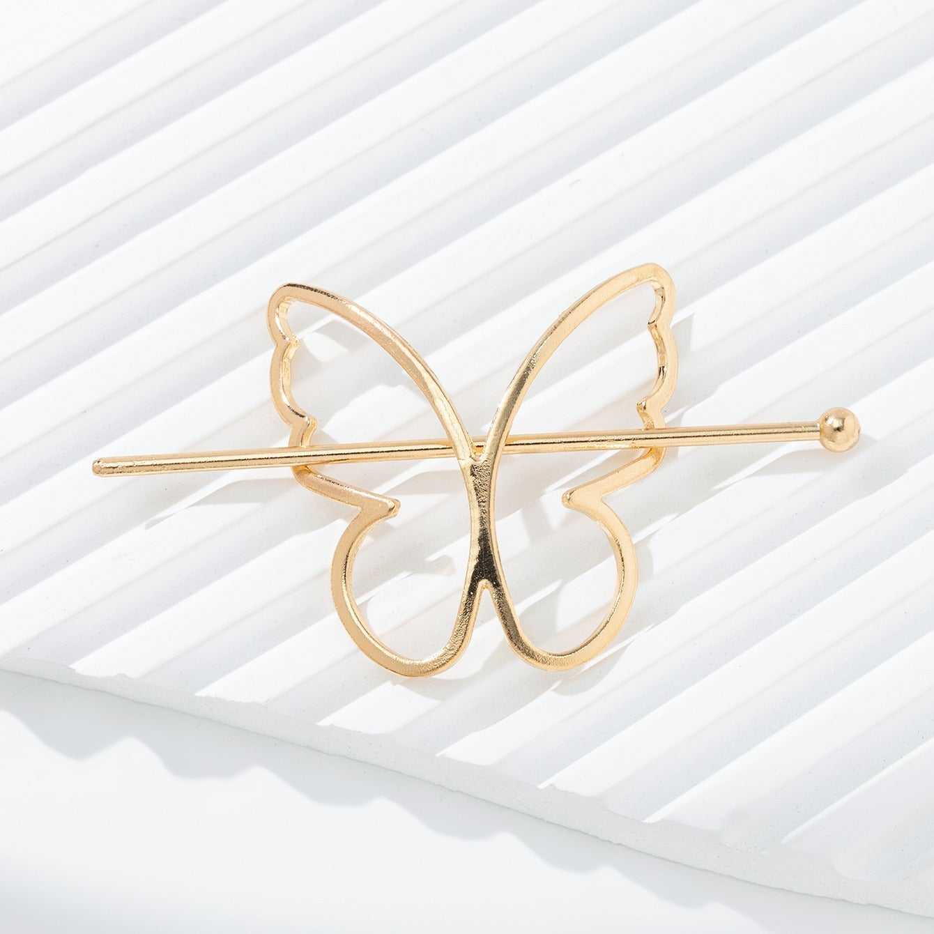 Butterfly Golden Hair Clip Women's Sweet Hair Accessories