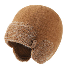 Men's Wool Cap for Cold Weather with Ear Protection