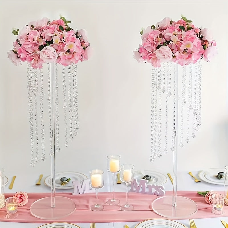 Clear Acrylic Flower Arrangement Table Centerpiece for Events