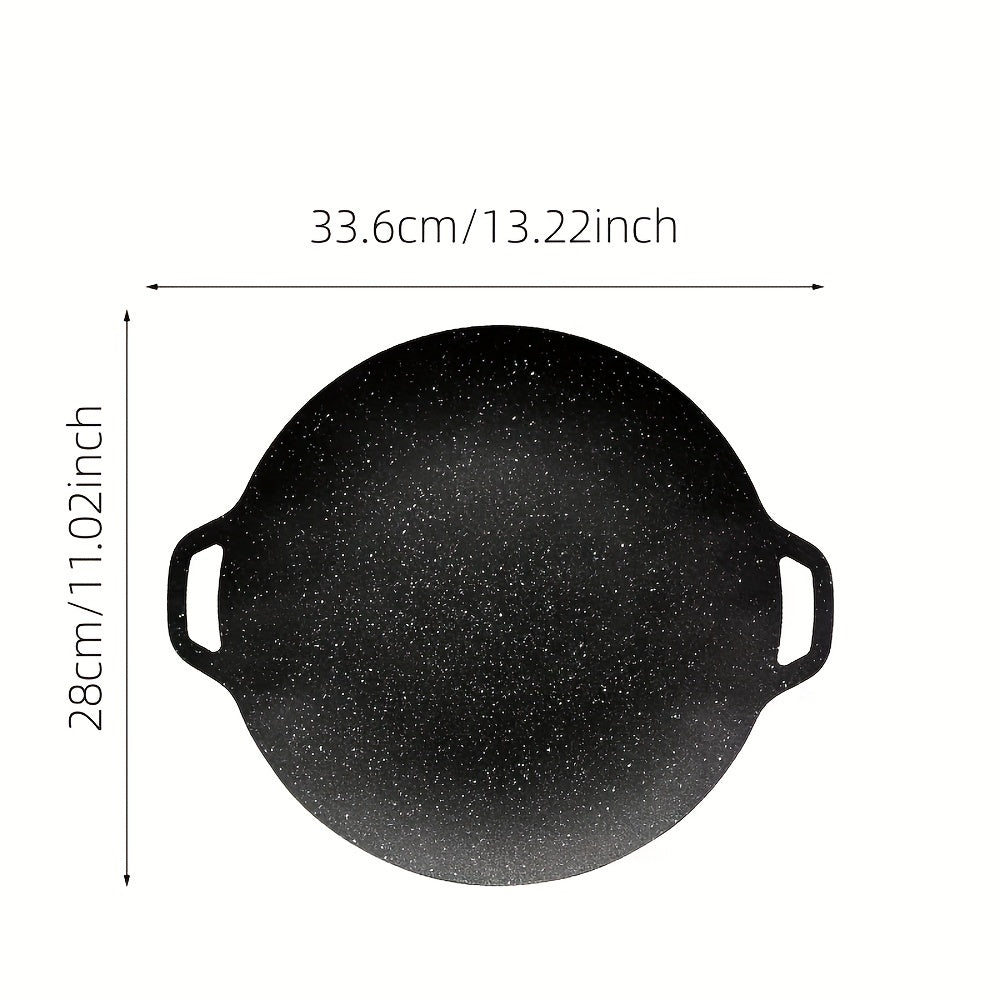 Carbon Steel Iron Baking Pan for Camping & BBQ