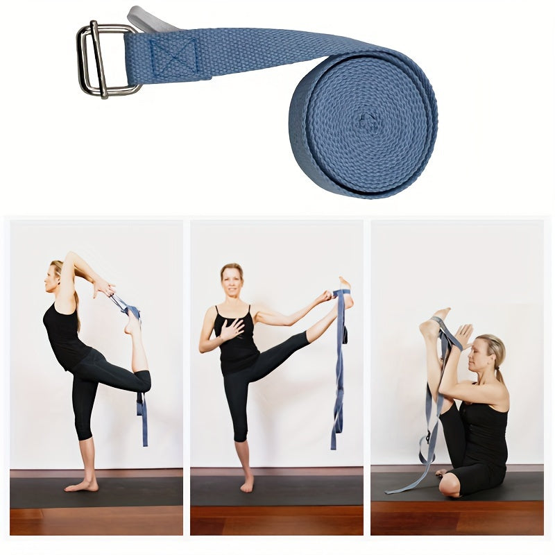 Yoga Stretching Belt Anti Humpback Pulling Rope Pilates Training