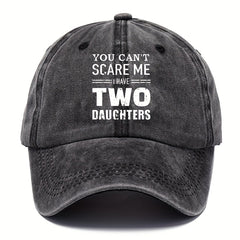 Skull Printed Vintage Baseball Cap Distressed Cotton Dad Hat Unisex Adjustable
