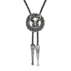 Novelty Metal Deer Head Necktie Necklace Youth Leisure Electroplating Tie