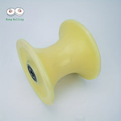 2pcs 4.65inch Sliding Gate Roller U Groove Nylon Roller 8mm Diameter