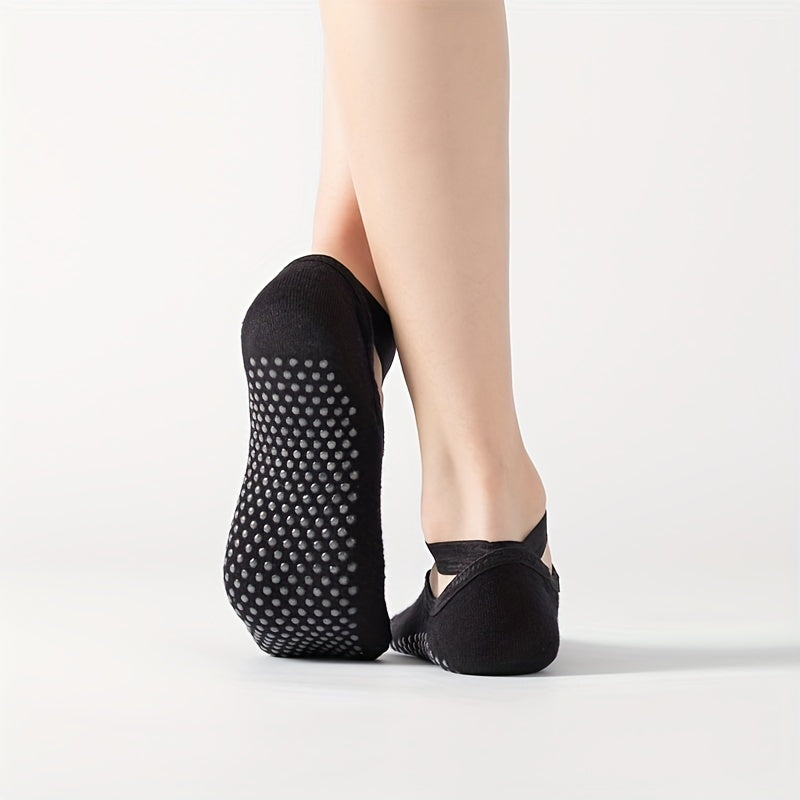 Gripper Sports Socks with Towel Bottom for Yoga Pilates Barre