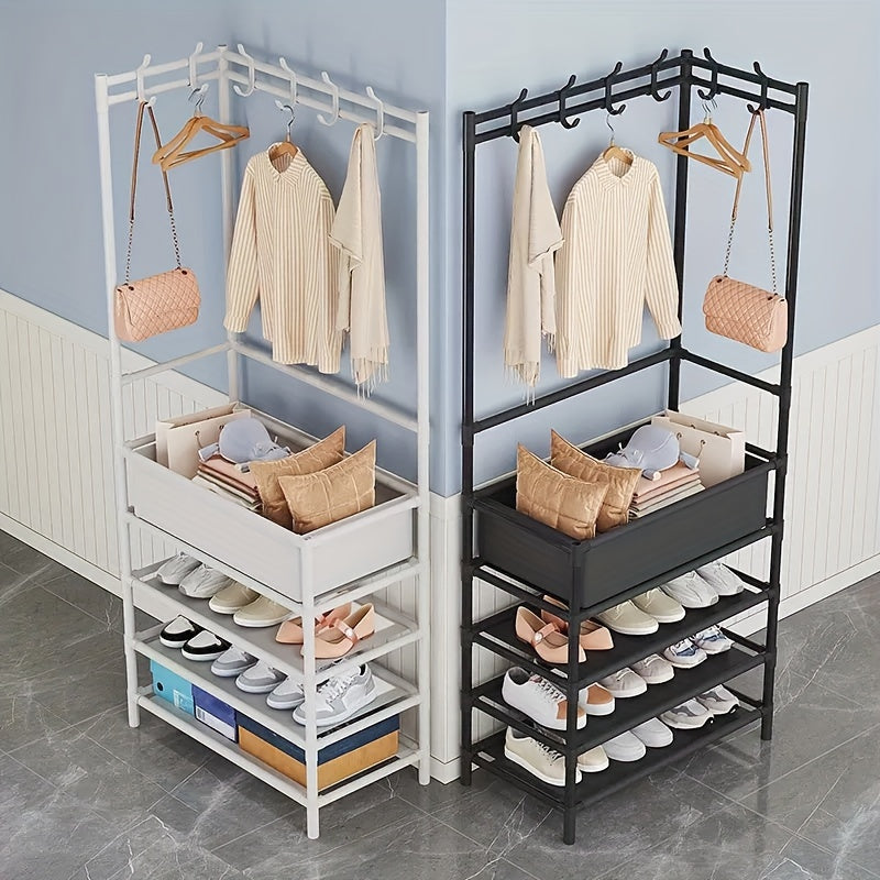 Household Easy to Assemble Hat Rack Layer Corner Vertical Storage Rack