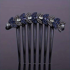 Wheat Shape Rhinestone Hair Comb Insert Hair Headdress