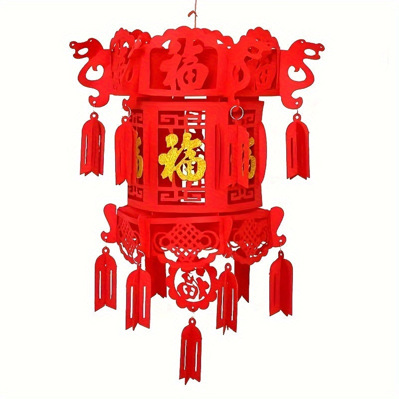 Red Lantern Palace Year Decoration DIY Wedding Pendant