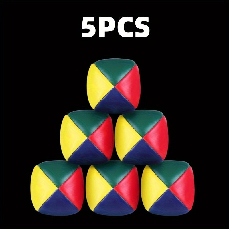 10PCS Juggling Balls Soft Durable Colorful Toy Game Mini Juggling Balls