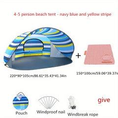 Quick Opening Sun Protection Portable Tent for Outdoor Camping