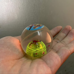 Glitter Crystal Ball Bouncy Ball Toy