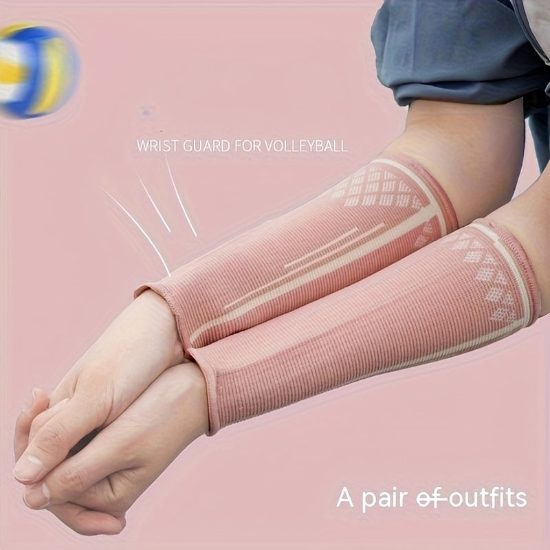 1pair Arm Guard Volleyball Elbow Guard Protective Gear Summer Extended Arm Guard