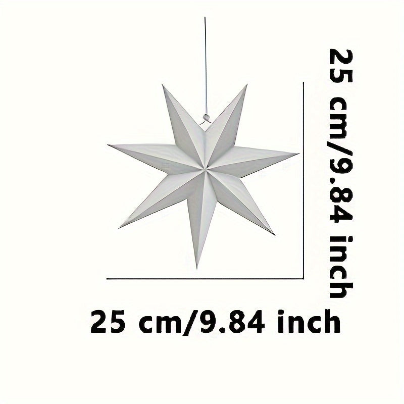 3D Large Paper Star Hanging Light Shade for Christmas Wedding