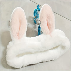 3D Rabbit Ear Headband Soft Headbands for Skincare Spa Shower