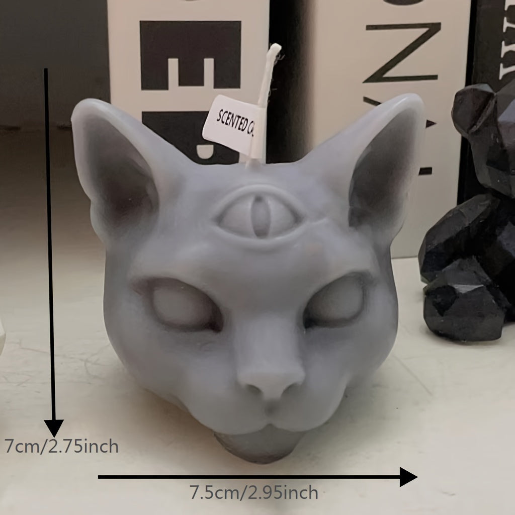 Halloween Three Eyes Cat Aromatherapy Candle