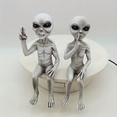 Alien Resin Ornament for Garden, Forest, Lawn